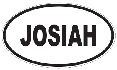 JOSIAH - Oval Magnet