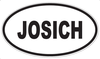 JOSICH - Oval Magnet