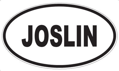 JOSLIN - Oval Magnet