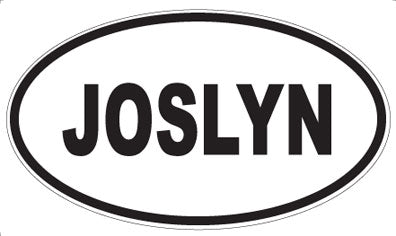 JOSLYN - Oval Magnet