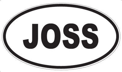 JOSS - Oval Magnet