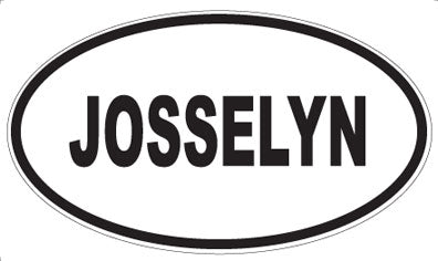 JOSSELYN - Oval Magnet