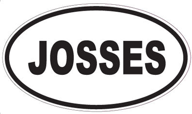 JOSSES - Oval Sticker