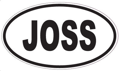 JOSS - Oval Sticker