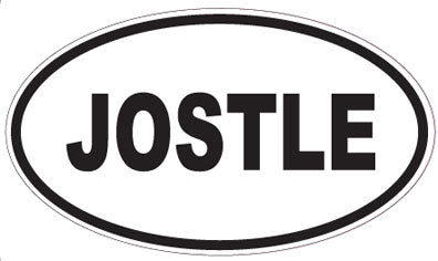 JOSTLE - Oval Sticker