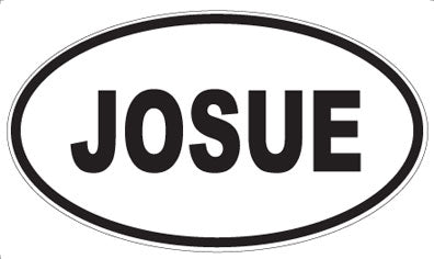 JOSUE - Oval Magnet