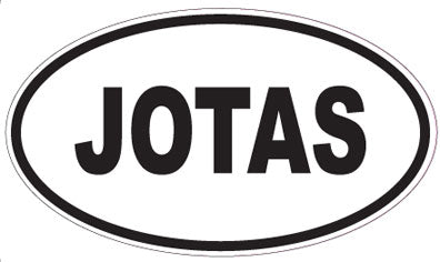 JOTAS - Oval Sticker
