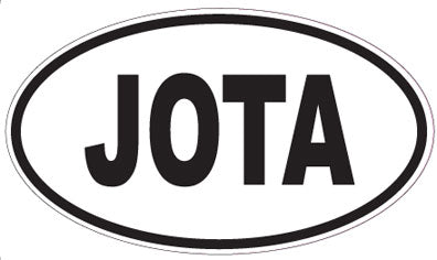 JOTA - Oval Sticker