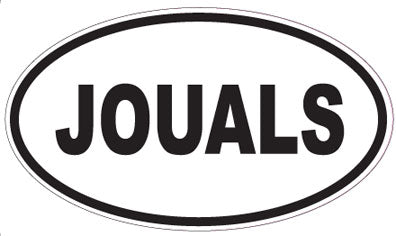 JOUALS - Oval Sticker