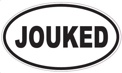 JOUKED - Oval Sticker