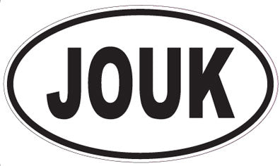 JOUK - Oval Sticker