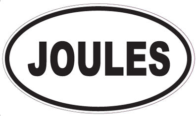 JOULES - Oval Sticker