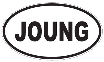 JOUNG - Oval Magnet