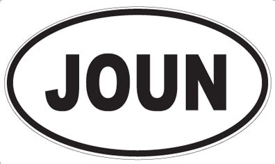 JOUN - Oval Magnet