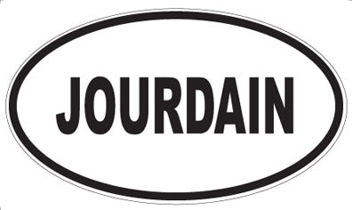 JOURDAIN - Oval Magnet