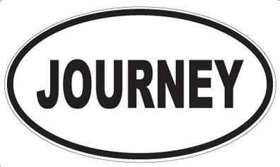 JOURNEY - Oval Magnet