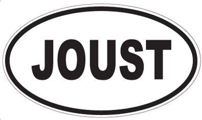 JOUST - Oval Magnet