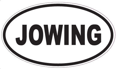 JOWING - Oval Sticker