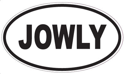 JOWLY - Oval Sticker