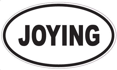 JOYING - Oval Sticker