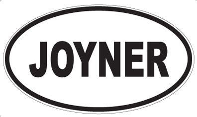 JOYNER - Oval Magnet