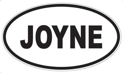 JOYNE - Oval Magnet