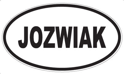 JOZWIAK - Oval Magnet