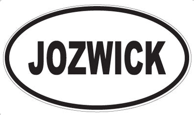 JOZWICK - Oval Magnet