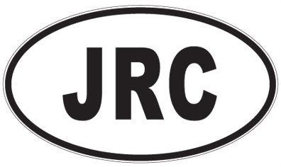 JRC - 3 Letter Initials Oval Magnet