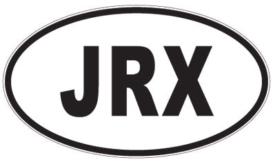 JRX - 3 Letter Initials Oval Magnet