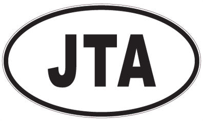 JTA - 3 Letter Initials Oval Magnet