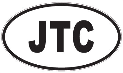 JTC - 3 Letter Initials Oval Magnet