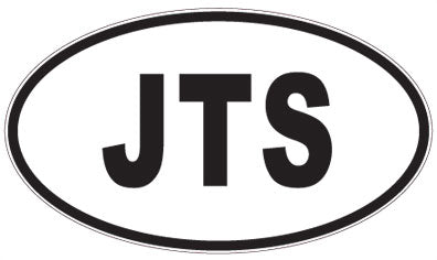 JTS - 3 Letter Initials Oval Magnet