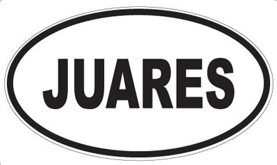 JUARES - Oval Magnet