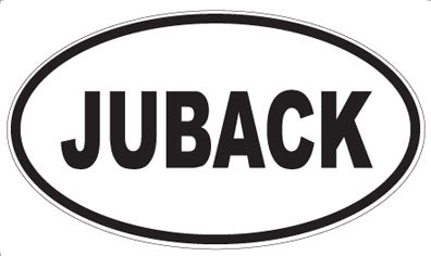 JUBACK - Oval Magnet
