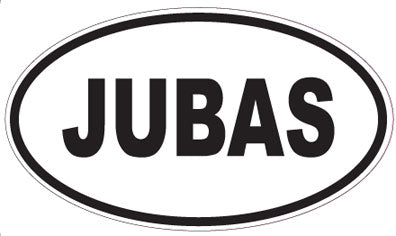 JUBAS - Oval Sticker