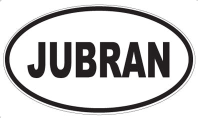 JUBRAN - Oval Magnet