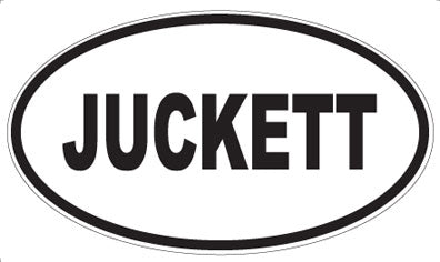 JUCKETT - Oval Magnet