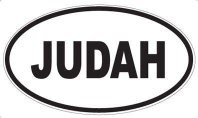 JUDAH - Oval Magnet