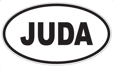 JUDA - Oval Magnet