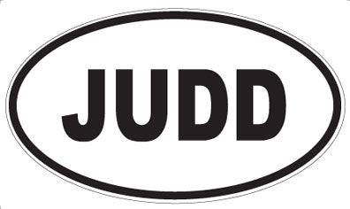 JUDD - Oval Magnet