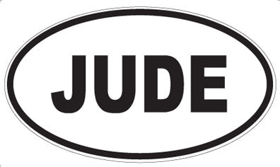 JUDE - Oval Magnet