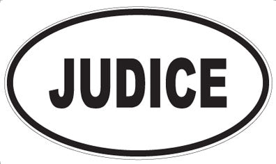 JUDICE - Oval Magnet