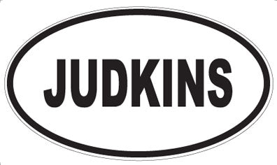 JUDKINS - Oval Magnet