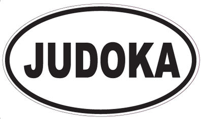 JUDOKA - Oval Sticker