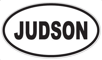 JUDSON - Oval Magnet