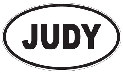 JUDY - Oval Magnet