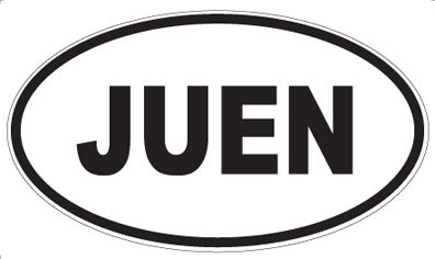 JUEN - Oval Magnet