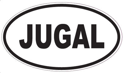 JUGAL - Oval Magnet