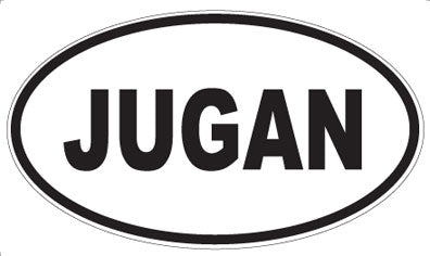 JUGAN - Oval Magnet